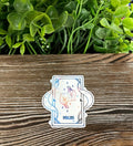 Pisces Zodiac Tarot Card Sticker |Sticker or Magnet