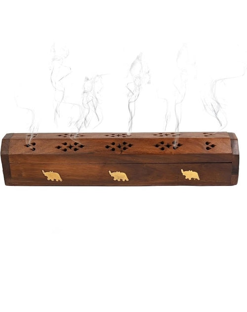 Support en bois pour encens, porte-encens, bâtonnets et cônes d'encens
