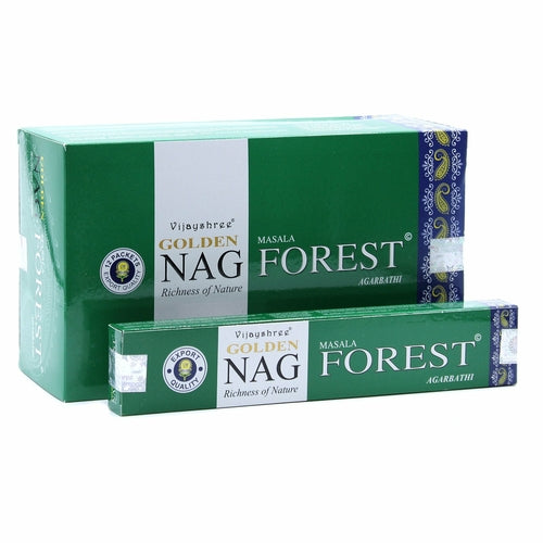 Forest Golden Nag | Incense Sticks Joss 15g | Premium Scents |
