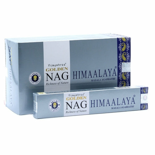 Himaalaya Genuine Golden Nag | Räucherstäbchen Joss 15g | Premium
