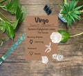 Virgo zodiac waterproof sticker set