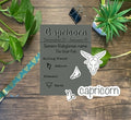 Capricorn zodiac waterproof sticker set