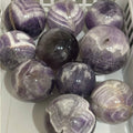 Chevron Amethyst Sphere (S)