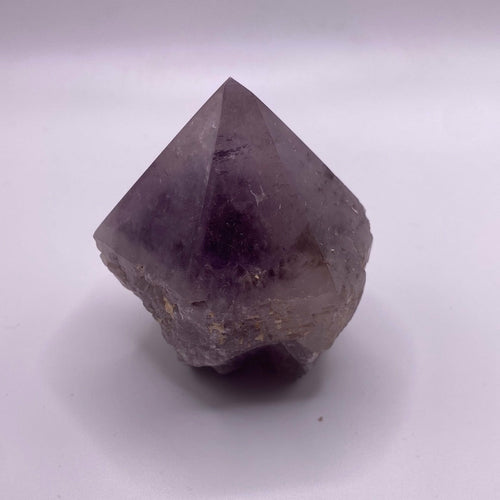 Amethyst Rough Cut Top Polish Point