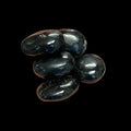 The Fivefold Grounding Set — Black Tourmaline Palm Stones — product image