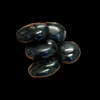 The Fivefold Grounding Set — Black Tourmaline Palm Stones — product image