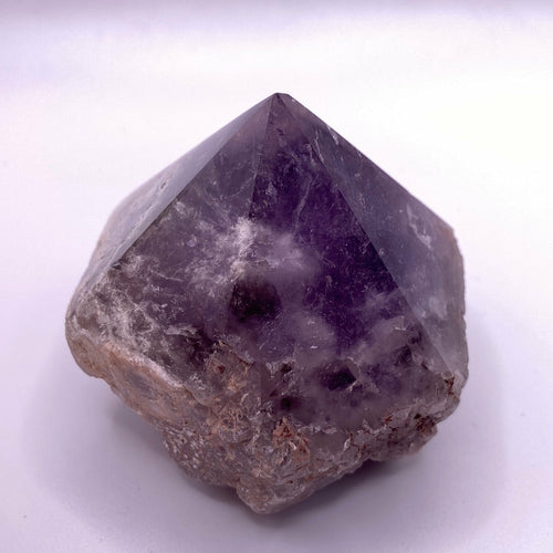 Amethyst Rough Cut Top Polish Point