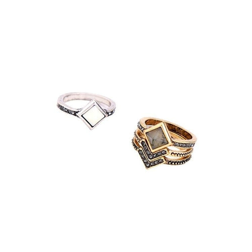 Ancient Aura Ring Set