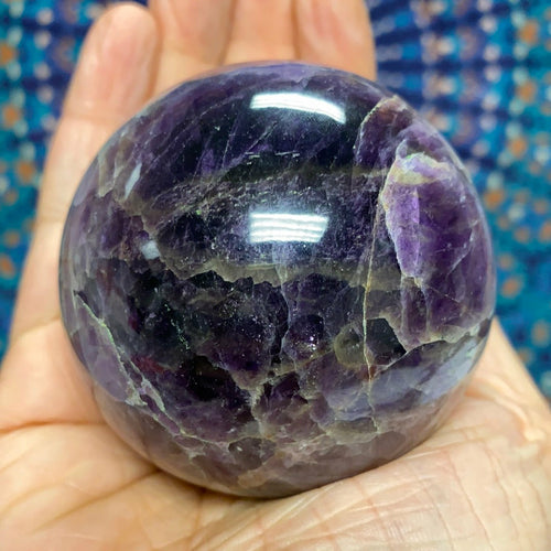 Chevron Amethyst Sphere #4