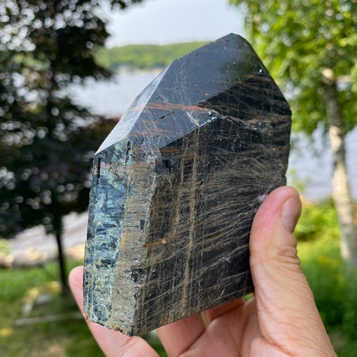 Black Tourmaline Top Polished Point (Item 12)