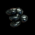 Black tourmaline palm stone