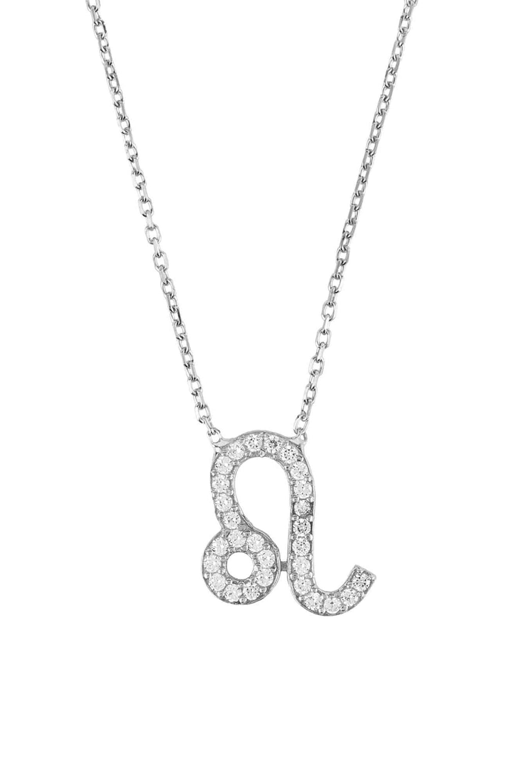 Latelita silver Leo zodiac pendant necklace