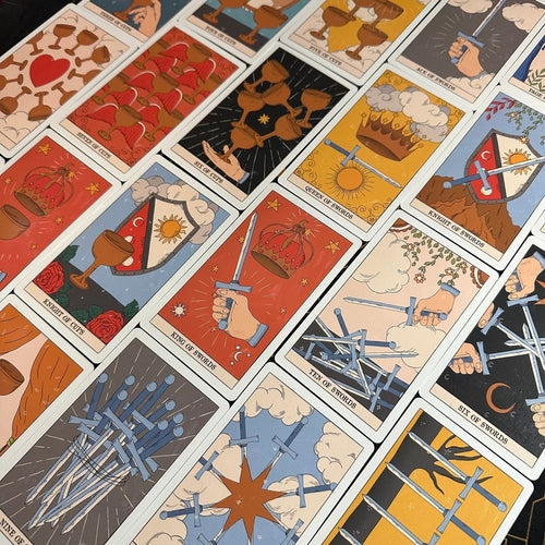 Cartes de Tarot Magie de la Lune — Lin Écologique