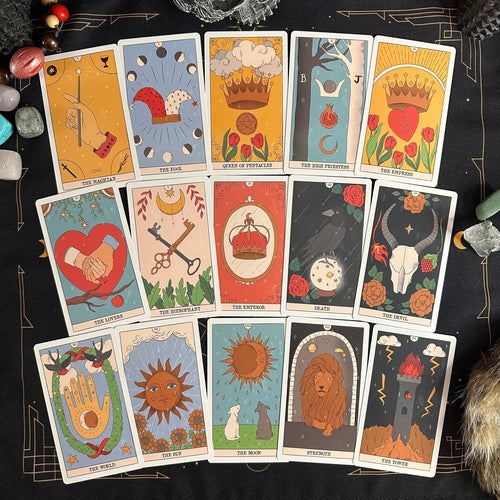 Cartes de Tarot Magie de la Lune — Lin Écologique