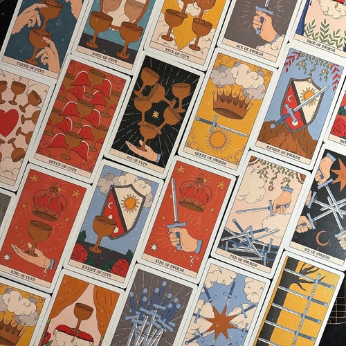Cartes de Tarot Magie de la Lune — Lin Écologique