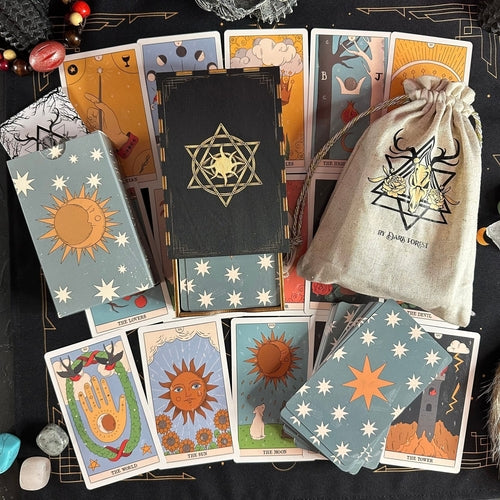 Cartes de Tarot Magie de la Lune — Lin Écologique
