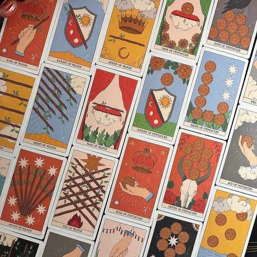 Cartes de Tarot Magie de la Lune — Lin Écologique
