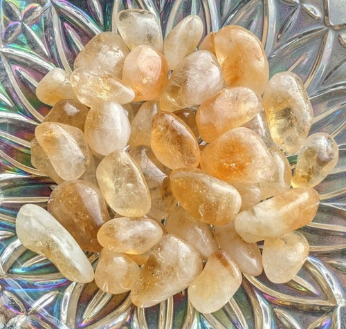 Citrine Tumble Stones-Natural Crystals-High Quality Crystals