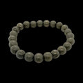 Gebo Rune Bracelet — Tourmalinated Quartz & Alabaster | THE XIII HOUSE — product image