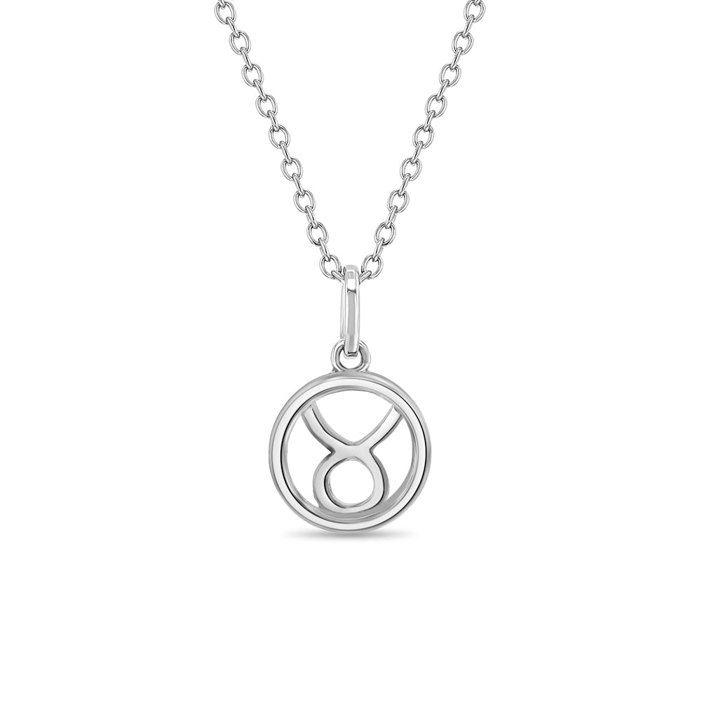 Taurus Sterling Silver Zodiac Necklace — product image 2