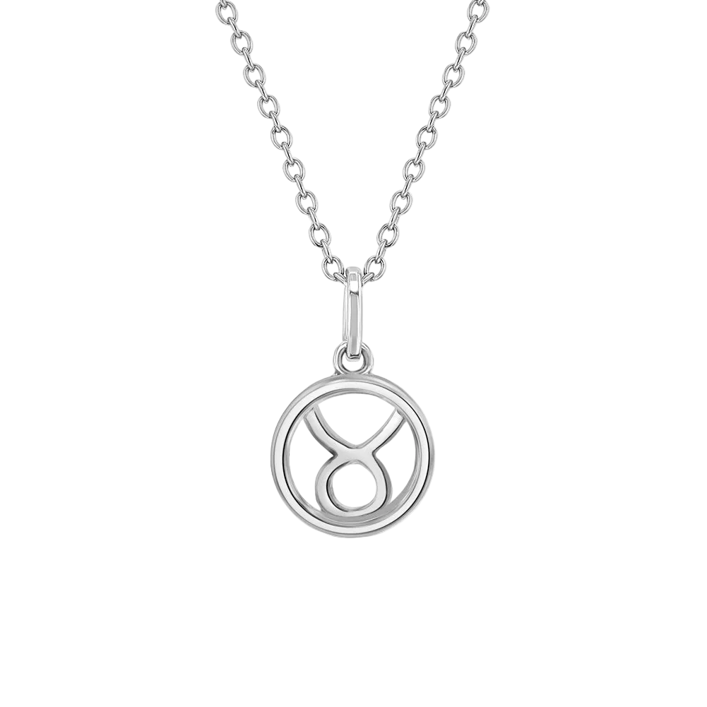 Taurus Sterling Silver Zodiac Necklace — product image 1