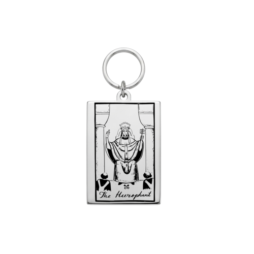 Hierophant Mystic Tarot Pet ID Tag & Charm