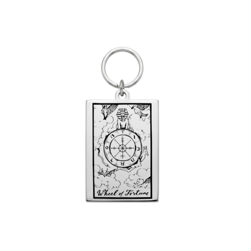 Pendentif et amulette pour animaux de compagnie « Roue de Fortune » du Tarot Mystique
