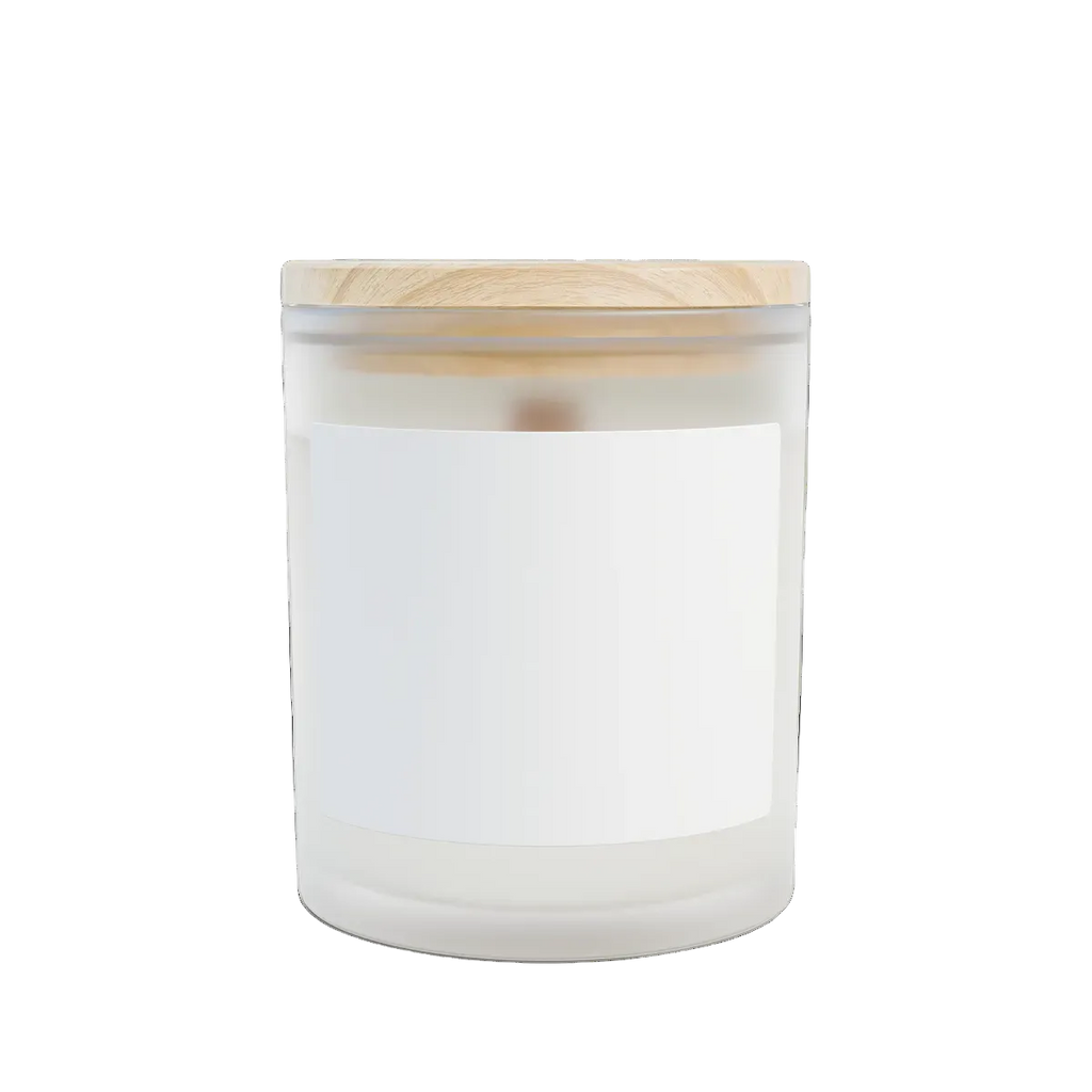 Taurus Lavender Candle — Frosted Glass, 11 oz — product image