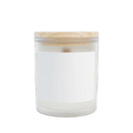 Taurus Lavender Candle — Frosted Glass, 11 oz — product image