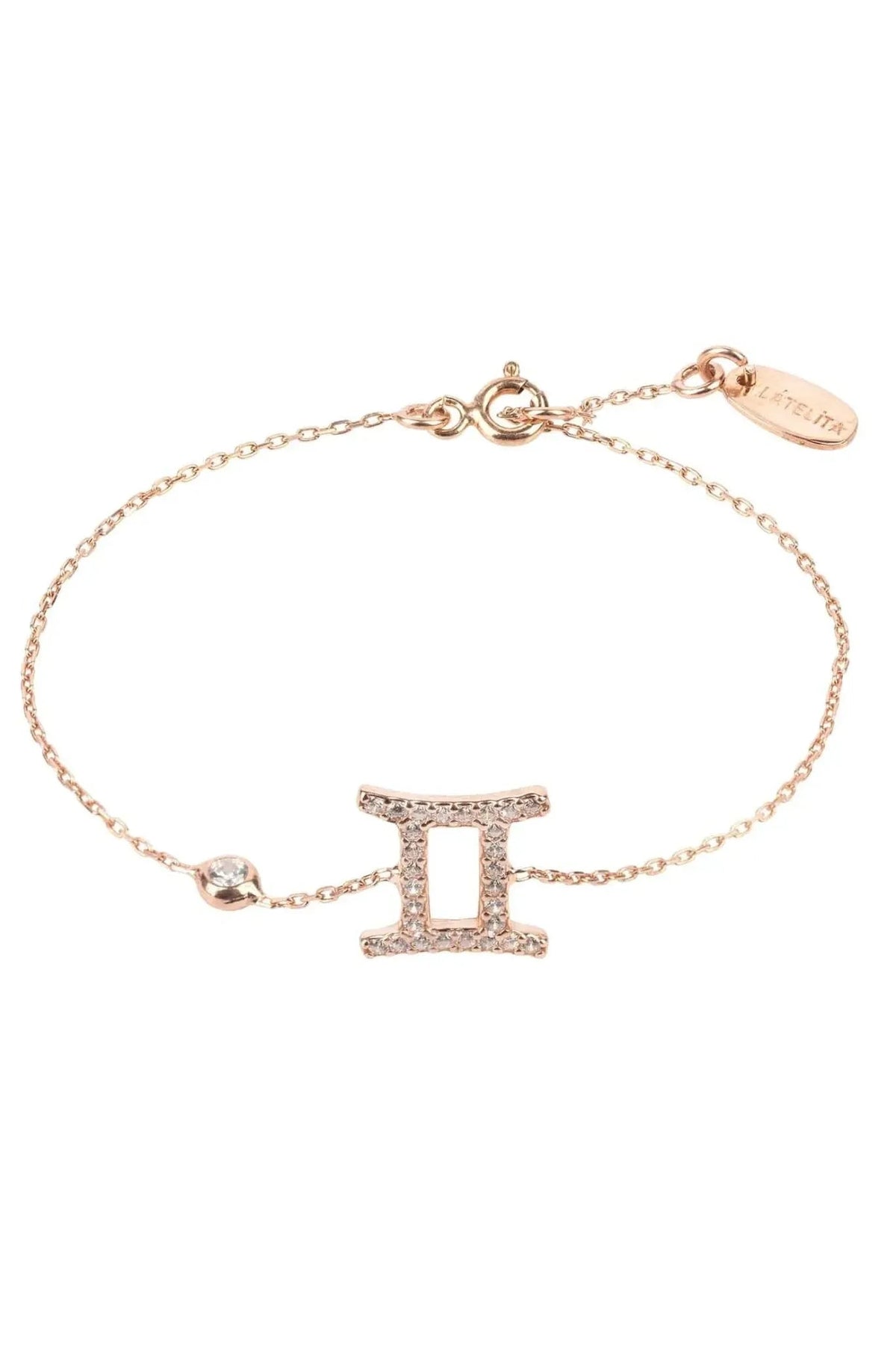 Gemini Sterling Silver Zodiac Bracelet — product image