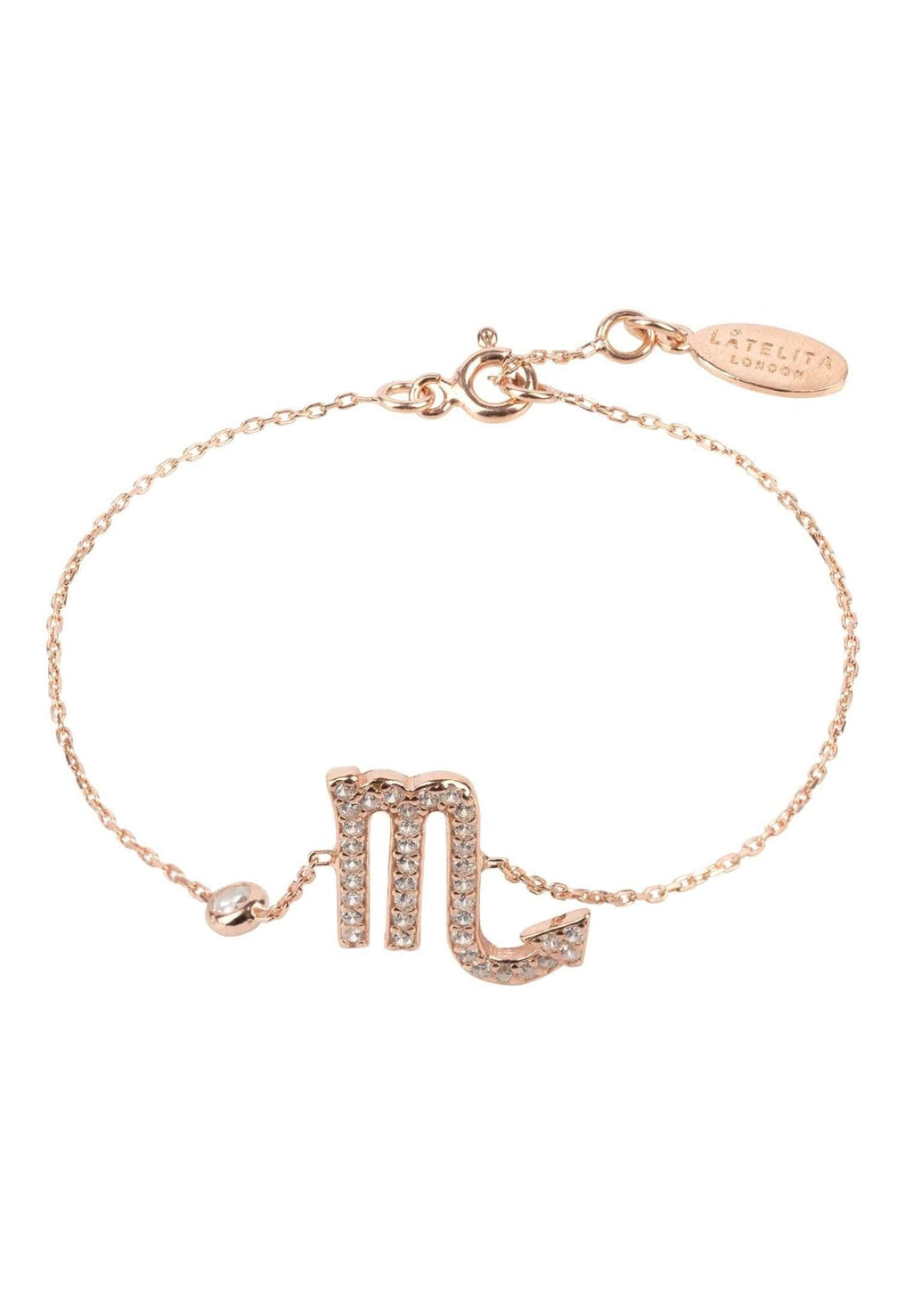 Scorpio Sterling Silver Zodiac Bracelet — product image 2