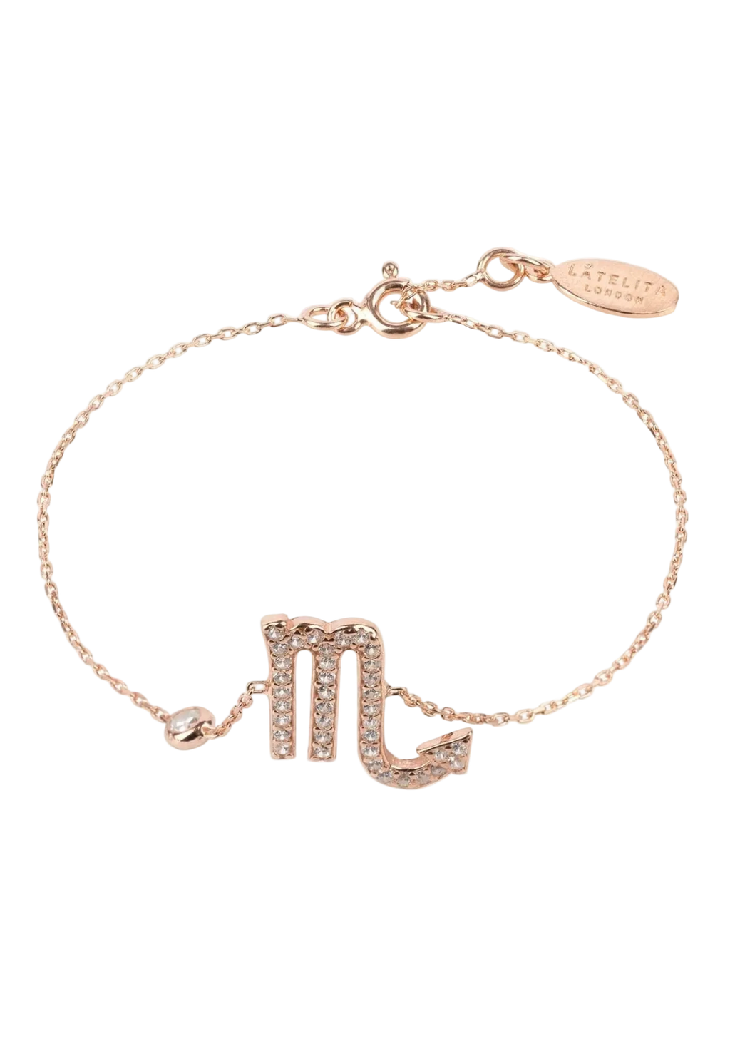 Scorpio Sterling Silver Zodiac Bracelet — product image 1