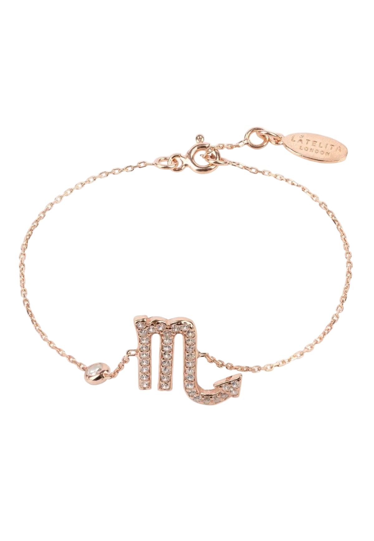 Scorpio Sterling Silver Zodiac Bracelet — product image 1